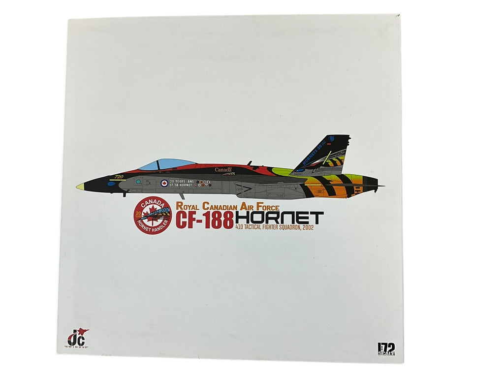 1/72 JC Wings (JCW72F18011) McDonnell Douglas (F18A) CF188 Hornet (188720) '20 Years CF18 Hornet" 410 "Cougars" Sqdn, Canadian Armed Forces 2004 Airshow Demo (Limited Edition of Only 600)