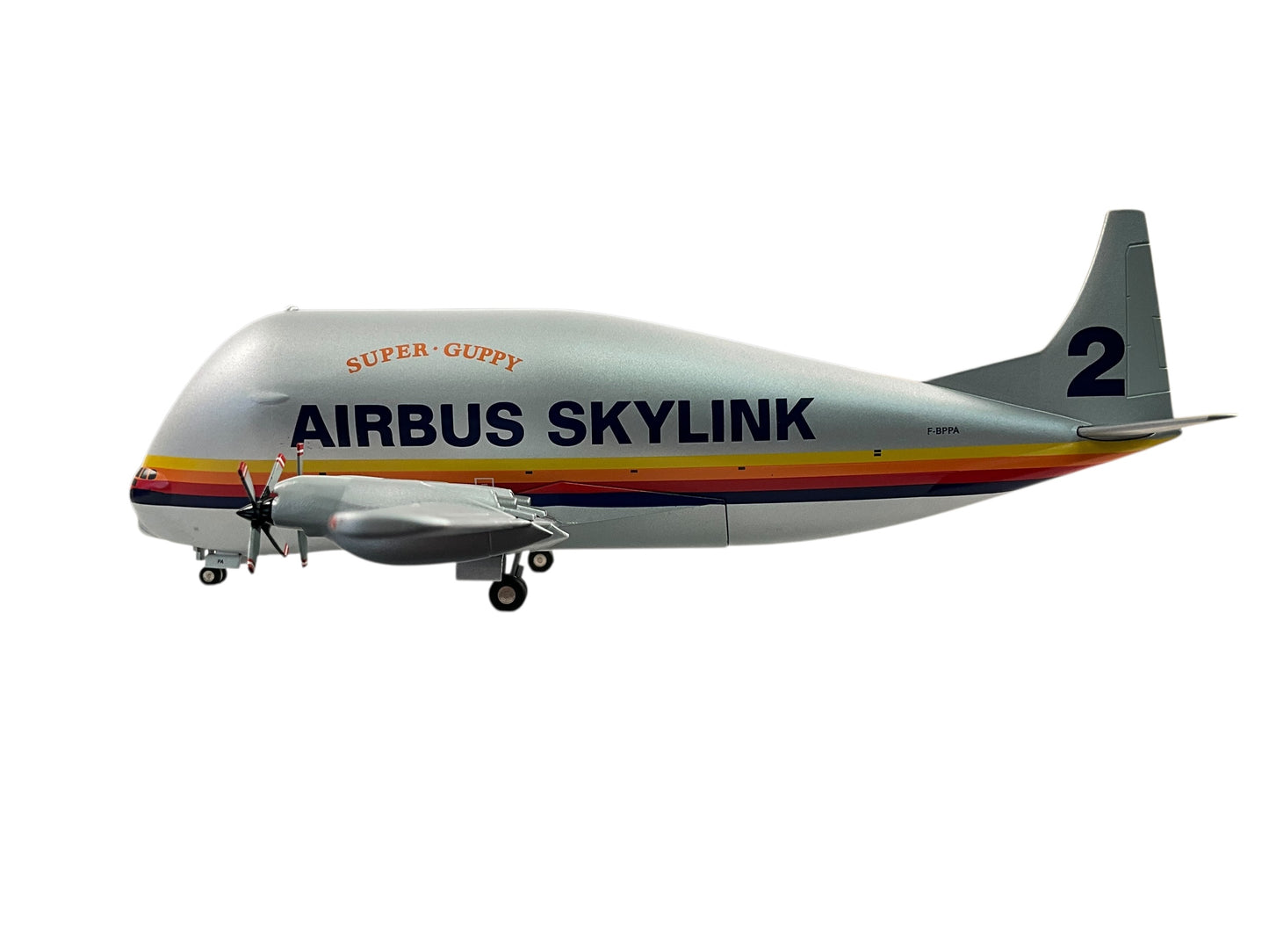 1/200 Herpa (555258) Aero Spacelines 377SGT Super Guppy Turbine (No.2/F-BPPS) Airbus SkyLink (Limited Edition)