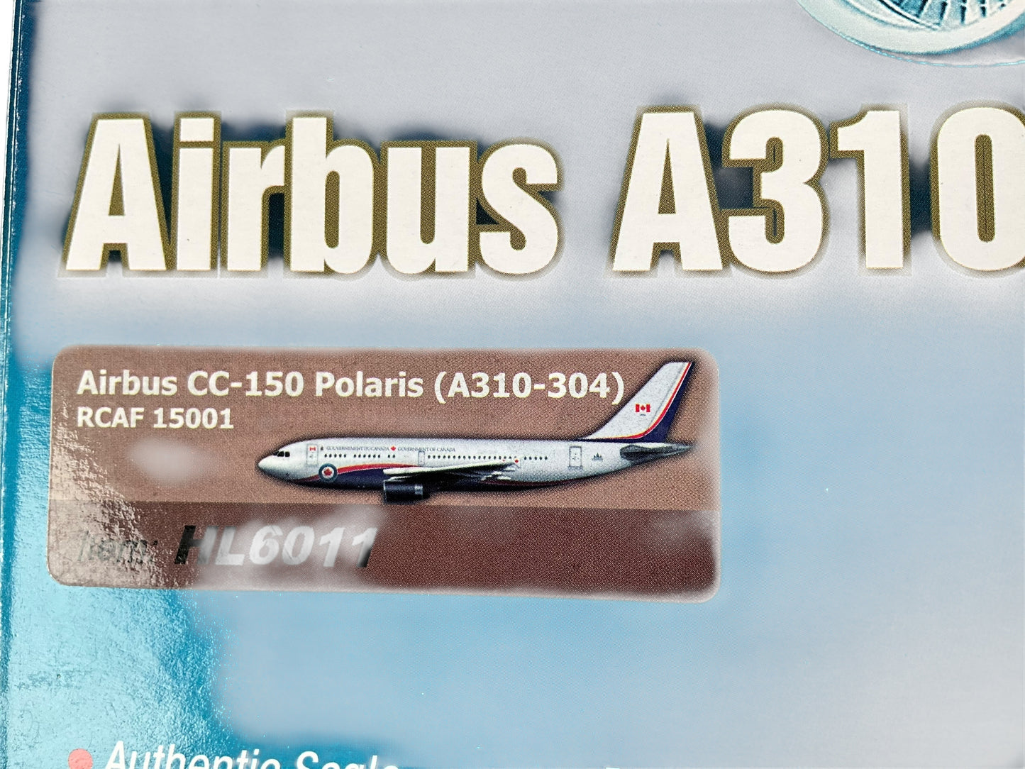 1/200 HOBBYMASTER AIRBUS (A310-304) CC-150 POLARIS 437(T) Husky Sqn RCAF (LIMITED EDITION)