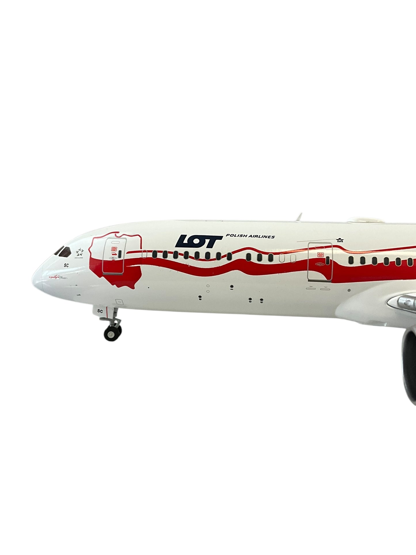 1/200 JC WINGS BOEING B787-9 LOT POLISH AIRLINES * PROUD of POLAND'S INDEPENDENCE *