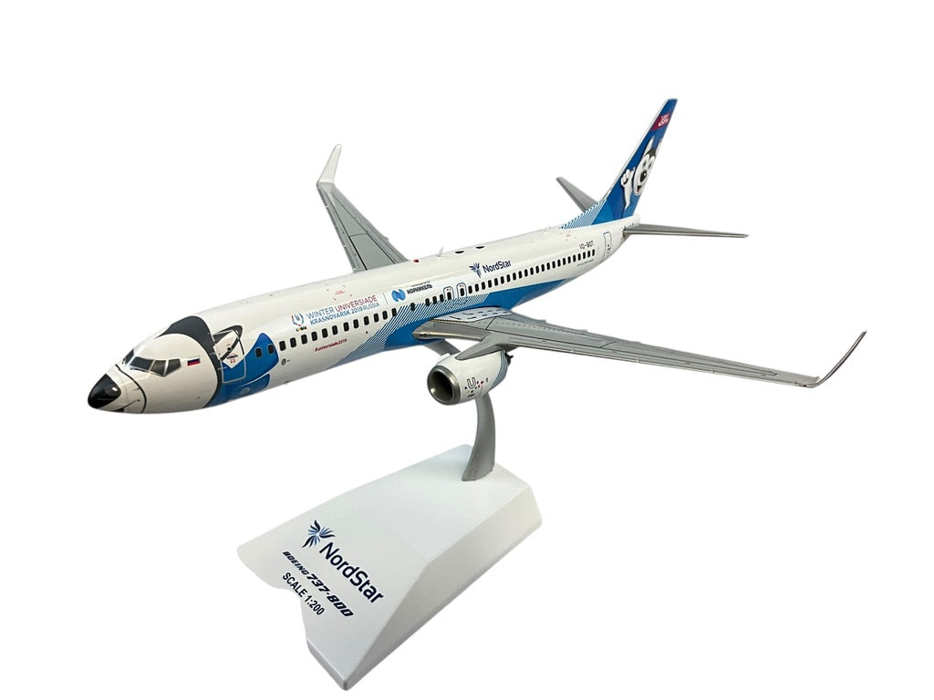 1/200 JC Wings (LH2TYA160) Boeing B737-800 (VQ-BQT) "Winter Universiade Krasnoyarsk 2019 Russia" NordStar (Limited Edition)