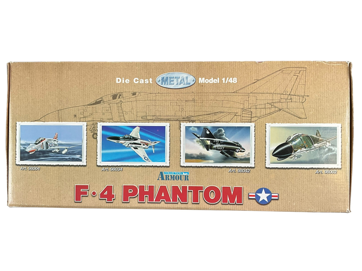 1/48 Armour/Franklin Mint (ART.98042) McDonnell Douglas F4J Phantom II (153783) "Black Bunny" VX-4 (Air Test and Evaluation Squadron Four) U.S.Navy (Limited Edition)