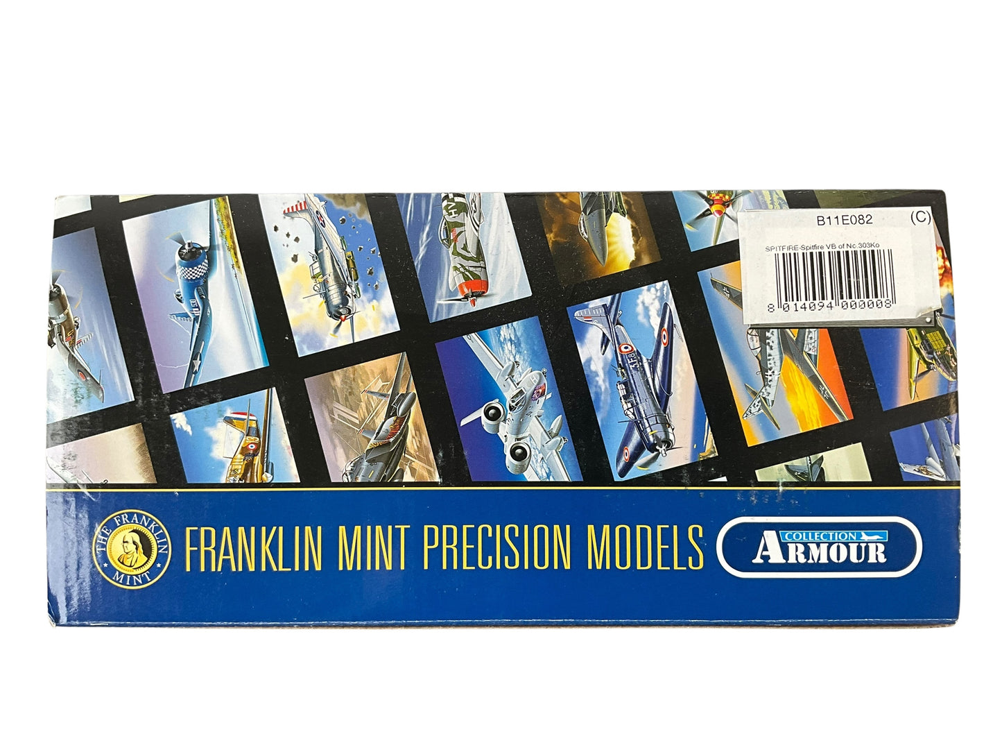1/48 Franklin Mint/Armour (B11E082) Supermarine Spitfire MK. Vb (RF-M+ AR335) flown by Jan Falkowski 303 "Kościuszko" Sqdn, Polish Air Force "in Exil" (Limited Edition)