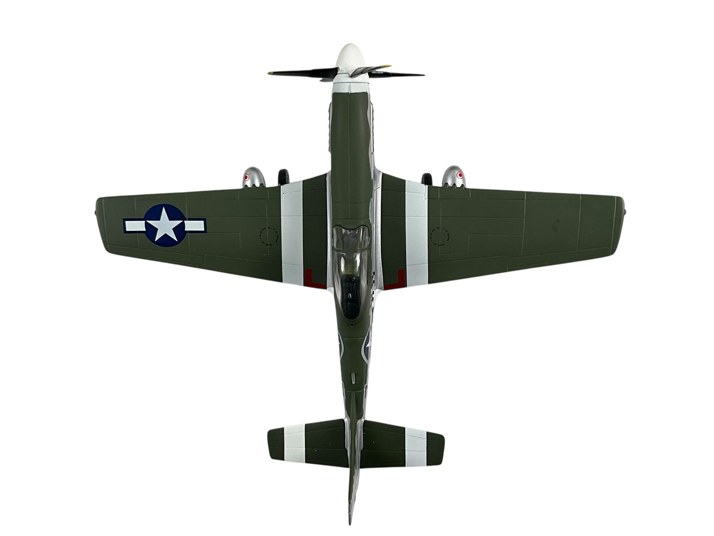 1/48 Armour/Franklin Mint (ART.98005/B11F047-C) North American P51D Mustang (WR+Z/413305) "THE HUNTER TEXAS" flown by WWII Ace 1st Lt. Henry Brown (26 Kills) 354th FS 355th FG 8th AF U.S.A.A.F. 1944 (Limited Edition)