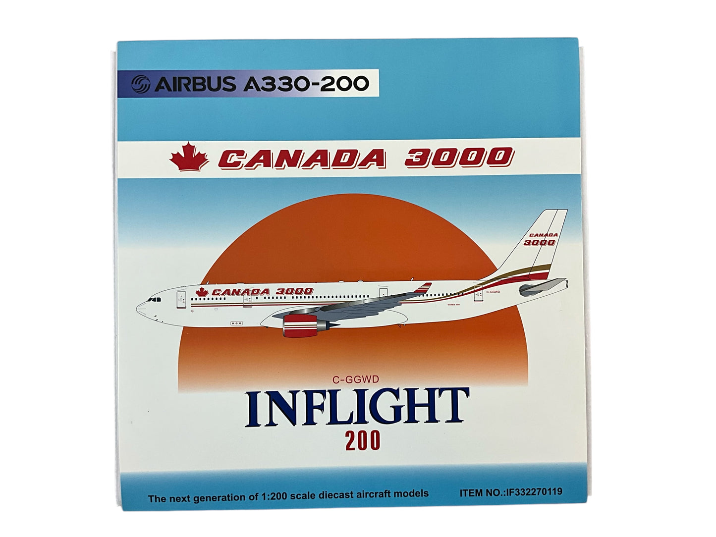 1/200 Inflight200 (IF332270119) Airbus A330-200 (C-GGWD) Canada3000 (LIMITED EDITION)