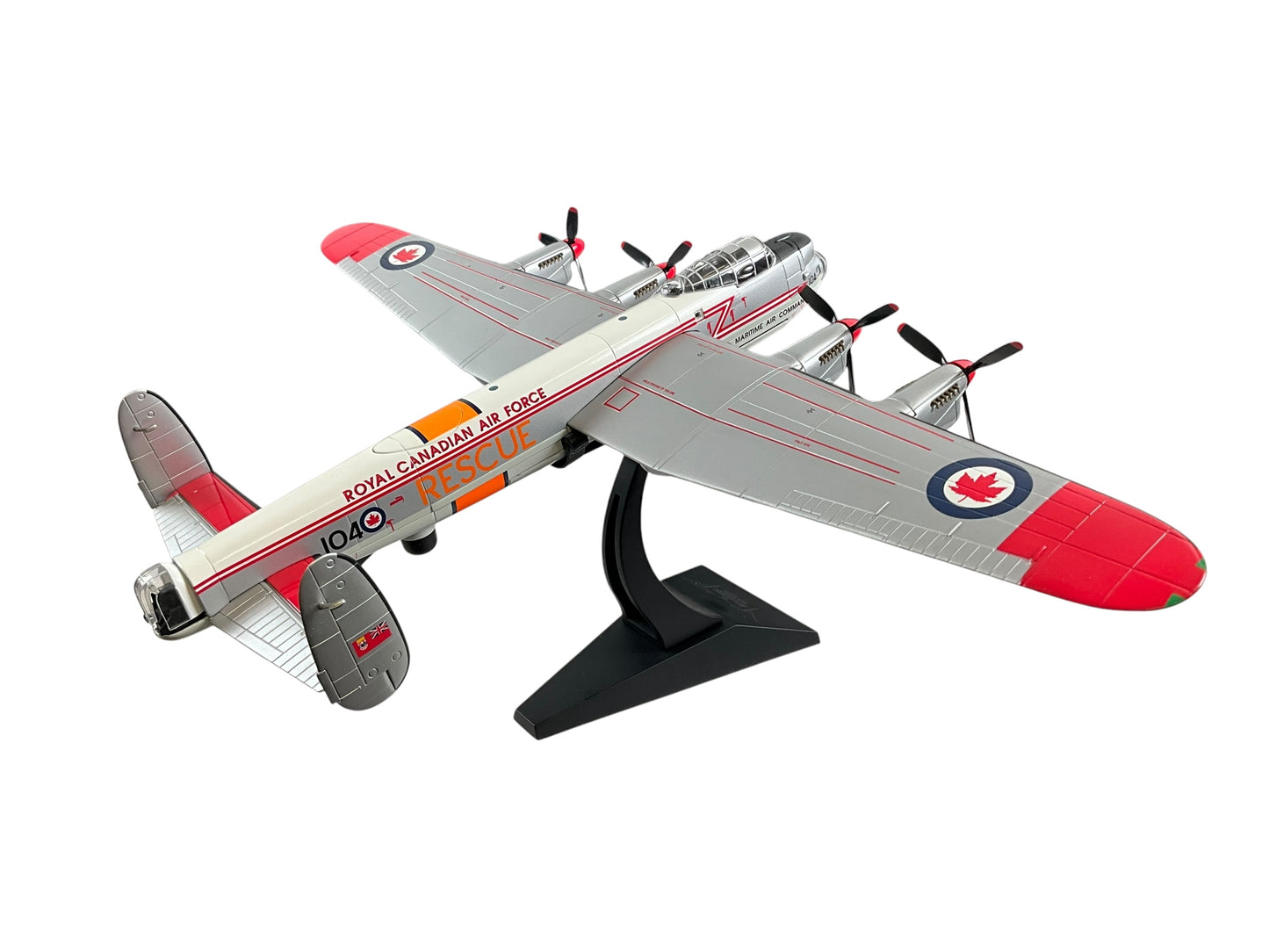 1/72 Corgi (AA32606) Victory Aircraft (Avro) Lancaster MK.10MP (FM104) 107 Rescue Unit, Maritime Air Command, Royal Canadian Air Force, Torbay, Newfoundland 1963 (Limited Edition #403 of ONLY 2000)
