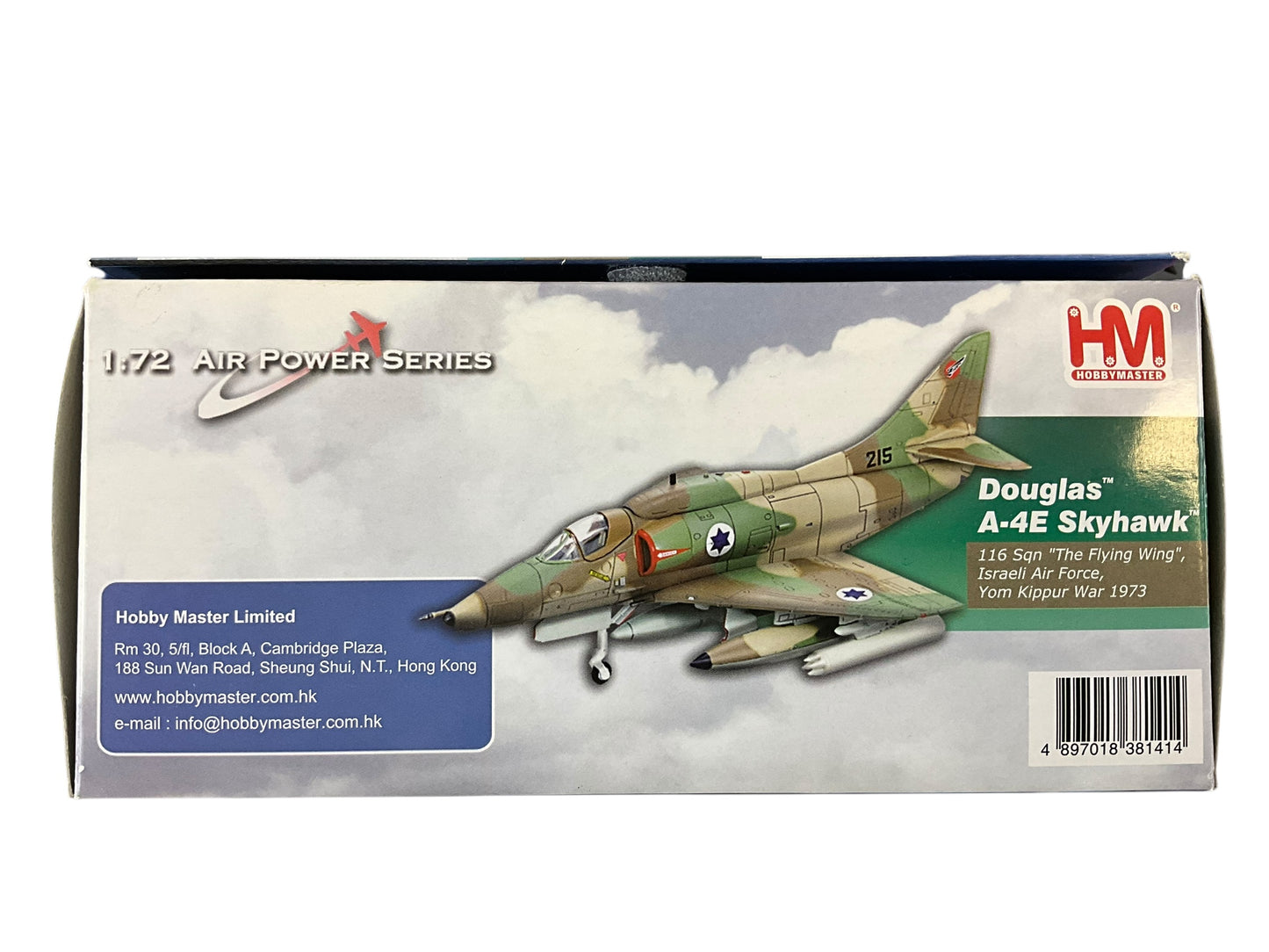 1/72 HobbyMaster (HA1407) Douglas A4E Skyhawk Yom Kippur War 1973 - 116 Sqdn "The Flying Wing" Israeli Air Force (Limited Edition)