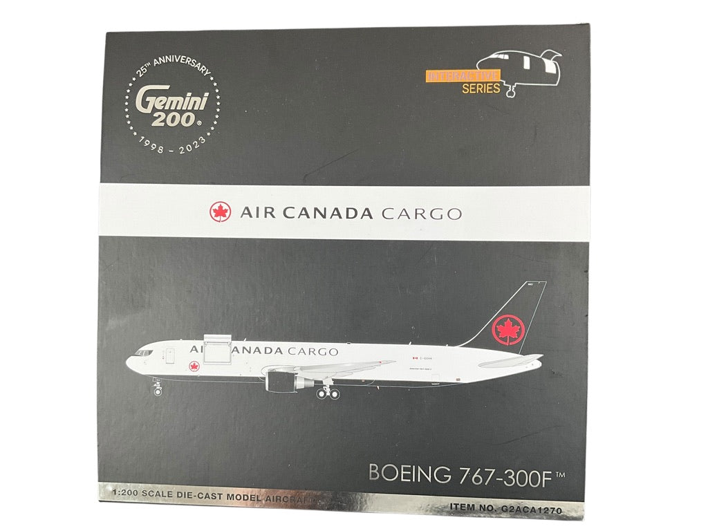1/200 Gemini200 (G2ACA1270) Boeing B767-300F (C-GXHM) "Interactive Series" 6th ACA Livery, Air Canada Cargo (Limited Edition) 2024 Release