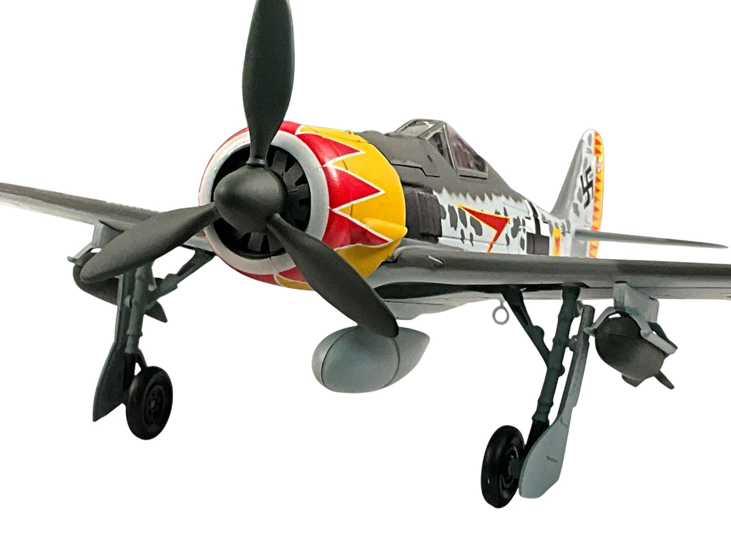 1/48 Armour/Franklin Mint (ART.98030/B11B223) Focke Wulf FW190-A5/U7 flown by WWII Ace Maj. Herman Graf (212 Kills) III./JG 52 Deutsch Reich Luftwaffe (Limited Edition)