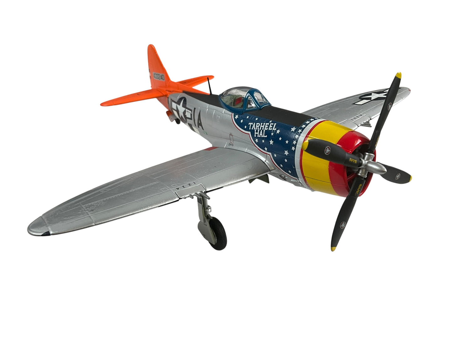 1/48 Armour/Franklin Mint (98150) Republic P47D Thunderbolt (IA+N - 433240) "Tarheel Hal" WWII,. U.S.A.A..F. (Limited Edition.