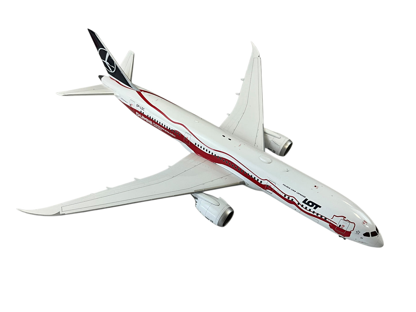 1/200 JC WINGS BOEING B787-9 LOT POLISH AIRLINES * PROUD of POLAND'S INDEPENDENCE *