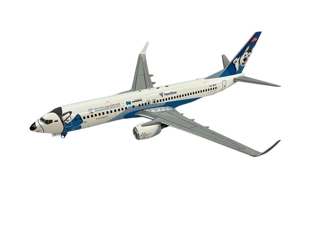 1/200 JC Wings (LH2TYA160) Boeing B737-800 (VQ-BQT) "Winter Universiade Krasnoyarsk 2019 Russia" NordStar (Limited Edition)