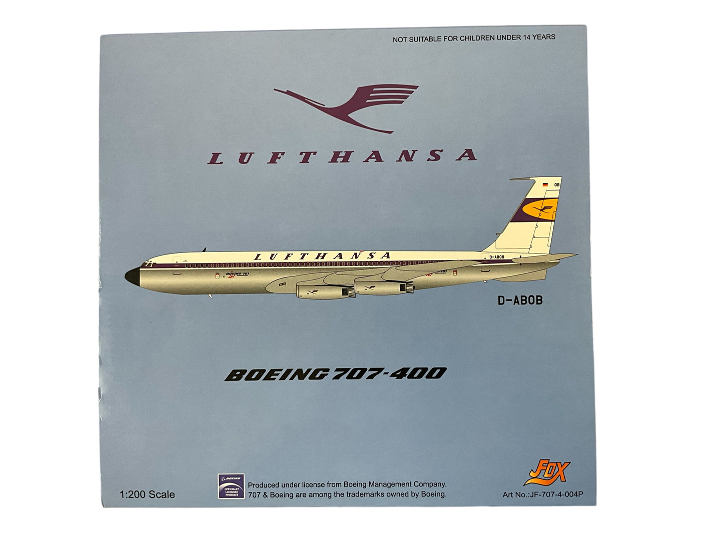 1/200 (Inflight200) J-Fox (JF-707-4-004P) Boeing B707-430 (D-ABOB) "Hamburg" 4th Livery Lufthansa (Limited Edition)