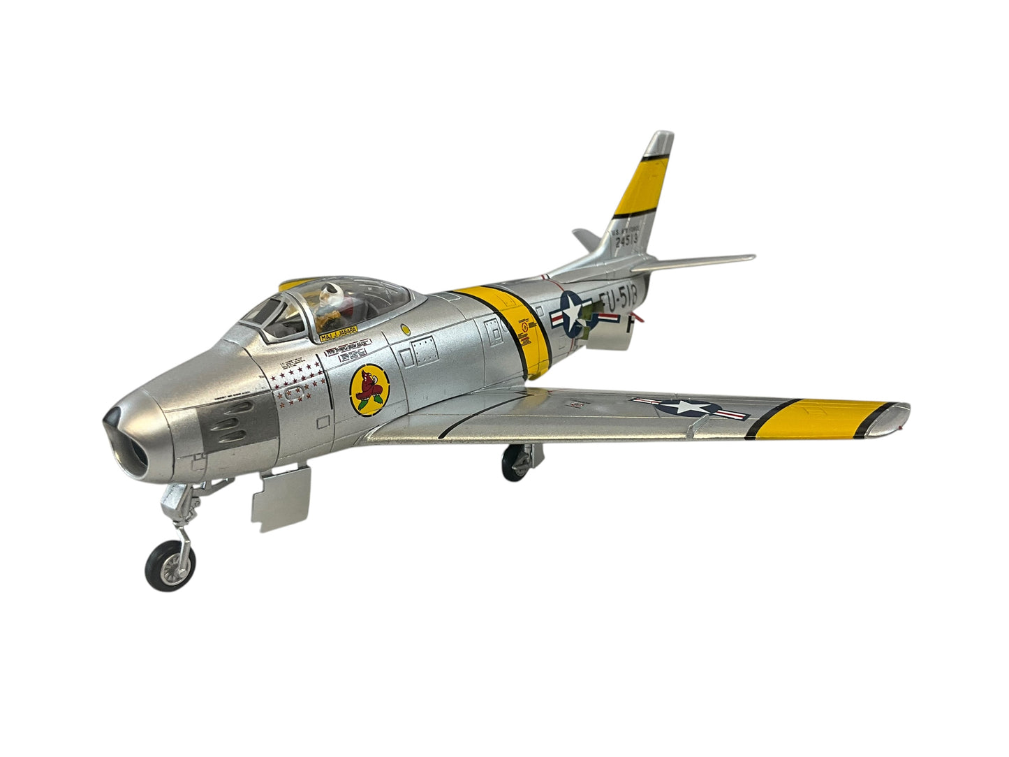 1/200 HobbyMaster (HA4307) North American F86F Sabre (FU513) flown by Major James Jabara (22 Kills) 334 FS U.S.A.F. Kimpo AB, South Korea July 1953 (Limited Edition of Only 500)