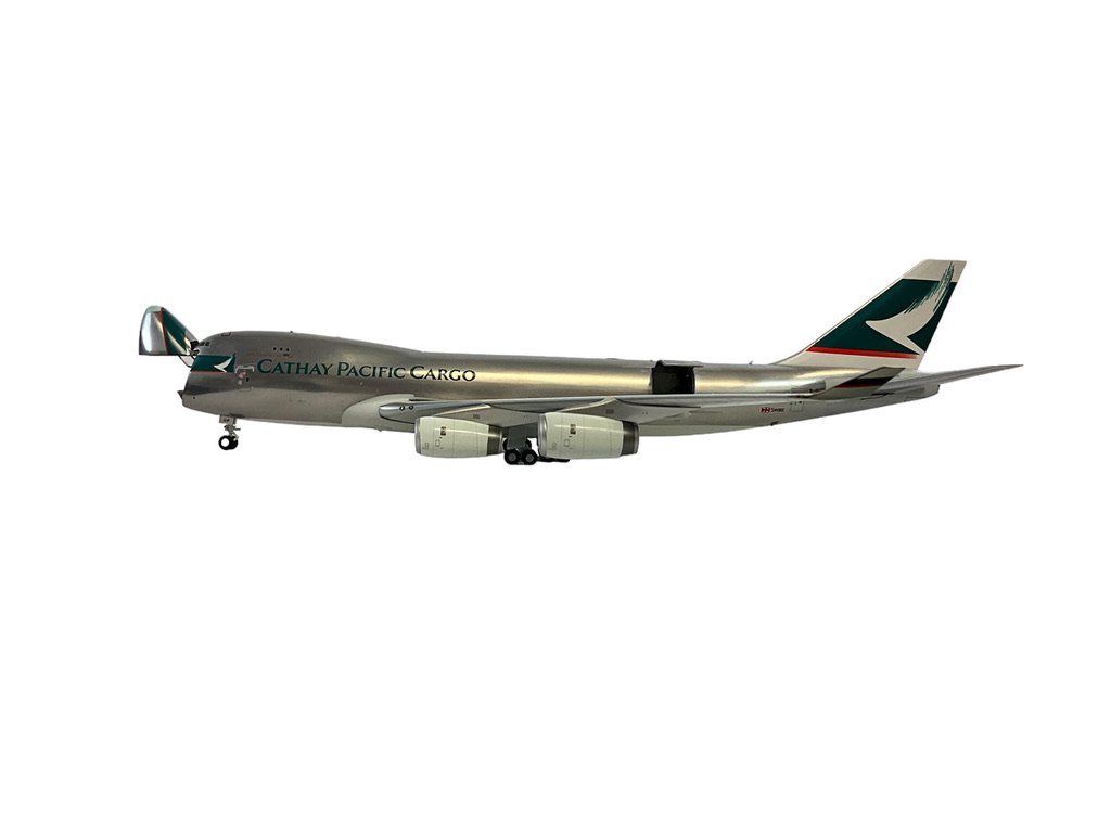 1/200 JC Wings (SA2003C) Boeing B747-400F (B-HUP) Cathay Pacific Cargo Interactive Polished Aluminum Livery (Limited Edition)