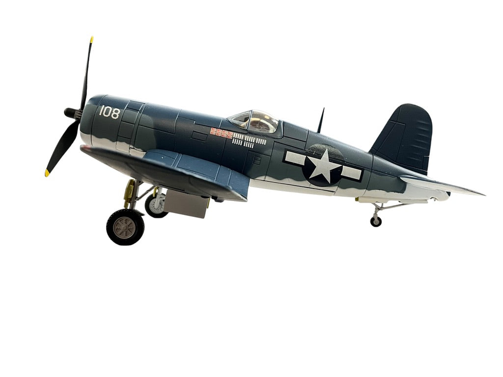 1/48 Armour/Franklin Mint (98059) Chance Vought F4U Corsair (108) flown by WWII Ace G.L.Holowell (8 Kills) VMF11 "DEVIL DOGS" U.S.M.C. (Limited Edition)