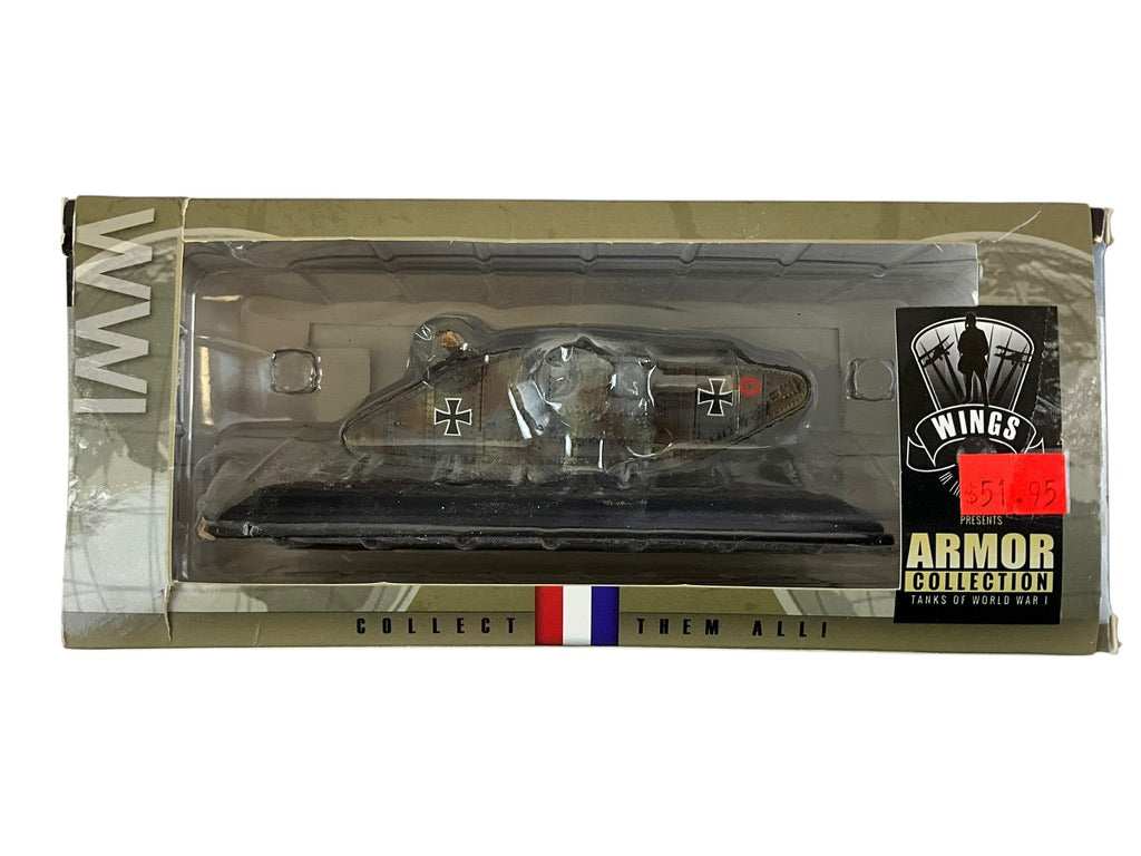 1/72 Wings of the Great War (WW10206) WW-I German BeutePanzer 2 "Paul" (Tank) Abteilung 12 *Captured British Mark IV "Male" (Tank)* Resin Model (Limited Edition)