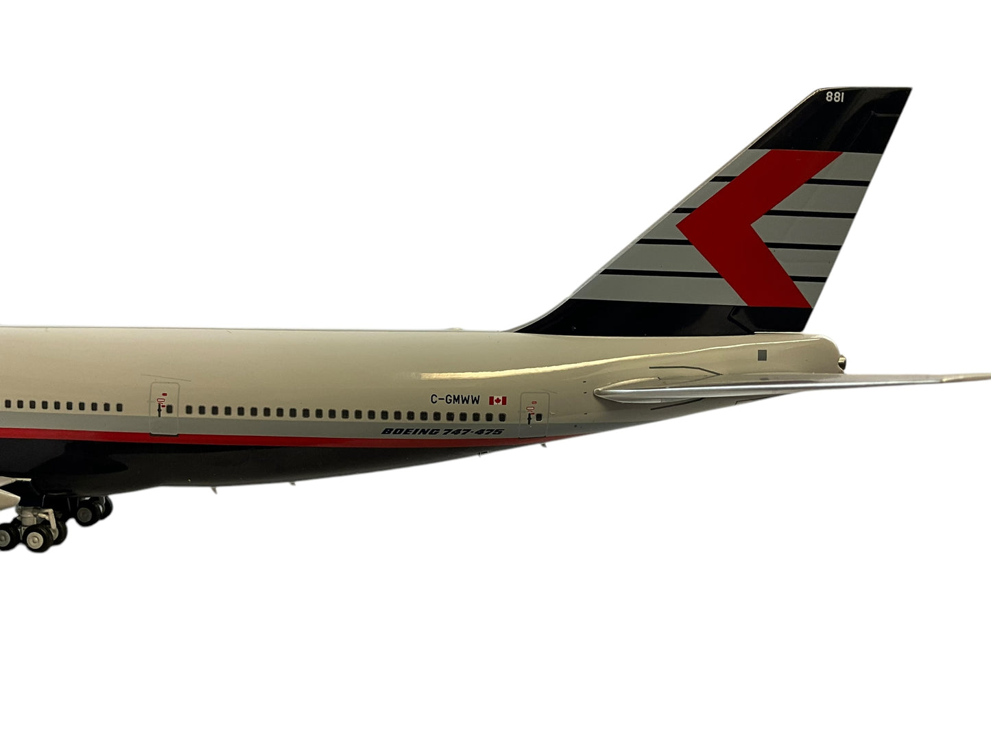 1/200 (Inflight200) B-Models (BP-744-100) Boeing B747-475 (C-GMWW) " Maxwell W. Ward " Boeing's 100th B747-400" 1st CDN "Chevron" Livery - Canadian Airlines International (Limited Edition)