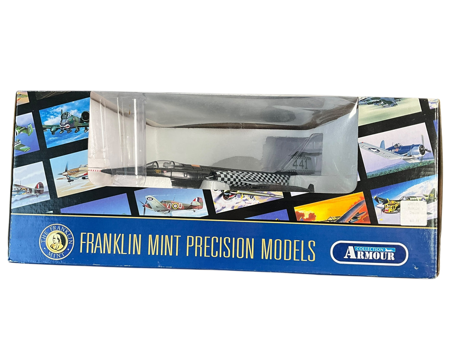 1/48 Franklin Mint/Armour (B11E193) Canadair CF104`(F104G) Starfighter (104880) 441 "Silver Fox" Sqdn Disbandment Scheme Canadian Armed Forces (Limited Edition)