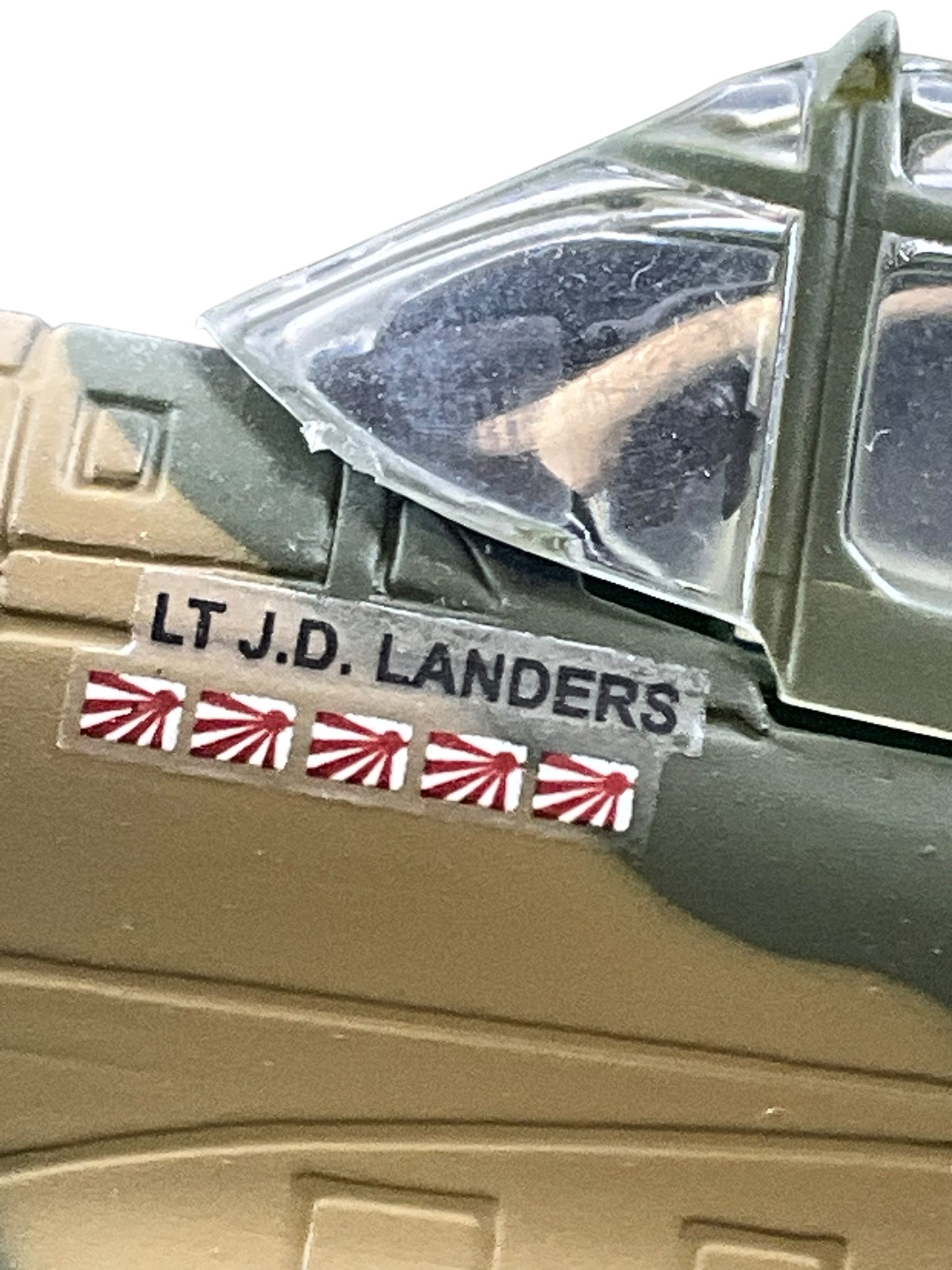 1/48 Franklin Mint/Armour (B11B622) Curtiss P40 WarHawk (ET601) flown bt Lt. J.D.Landers (5-Kills) "Texas Longhorns" 49th FG, 9th FS, U.S.A.A..F. (Limited Edition)