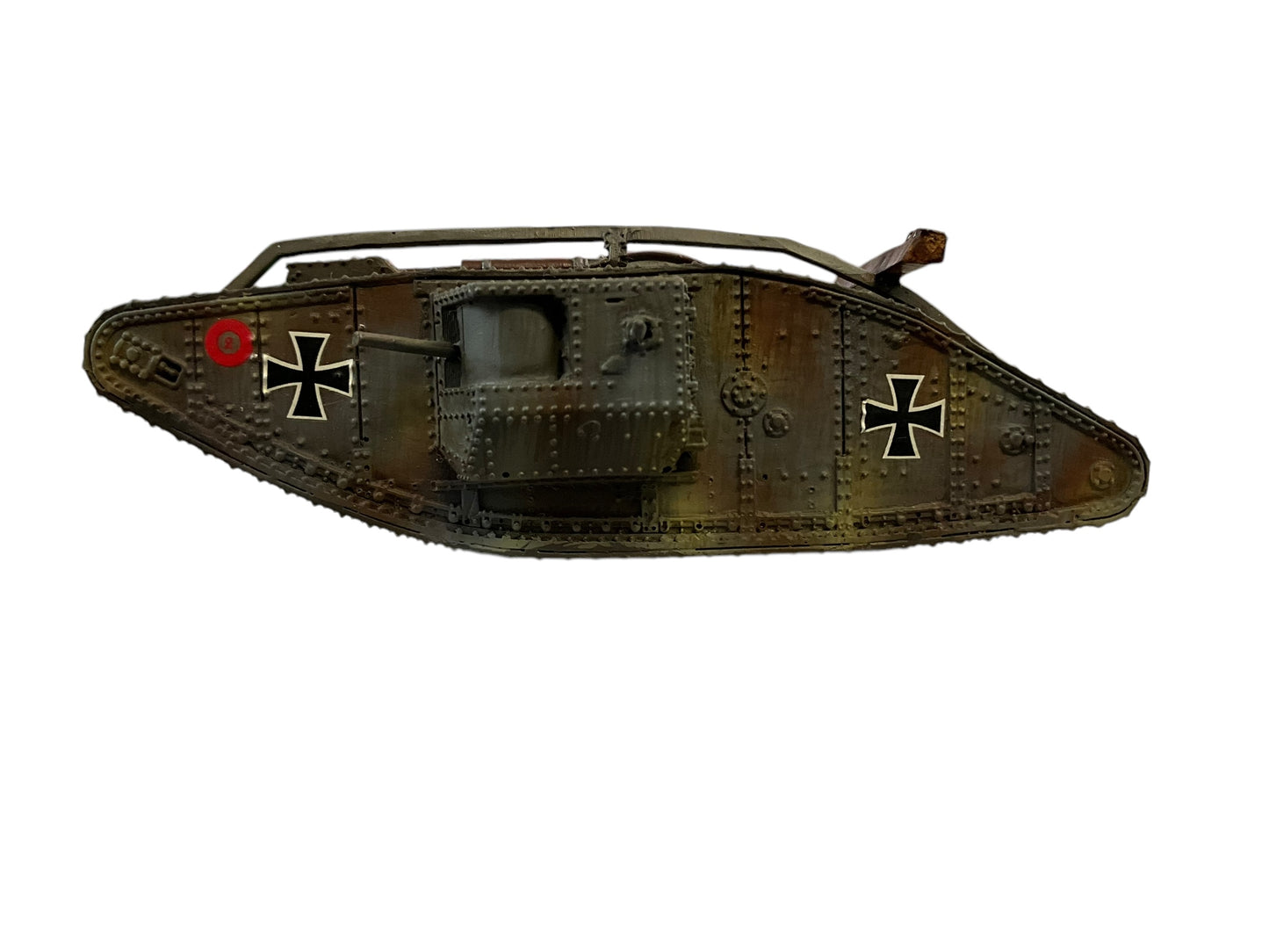 1/72 Wings of the Great War (WW10206) WW-I German BeutePanzer 2 "Paul" (Tank) Abteilung 12 *Captured British Mark IV "Male" (Tank)* Resin Model (Limited Edition)