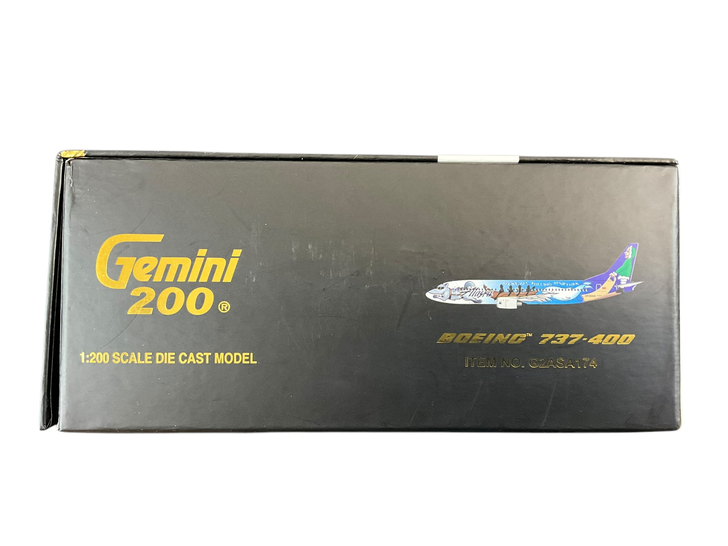 1/200 Gemini200 (G2ASA174) Boeing B737-400 (N705AS) "CargoDawg" DogSled & Alaska Attractions Livery - Alaska Airlines (Limited Edition) 2009 Release