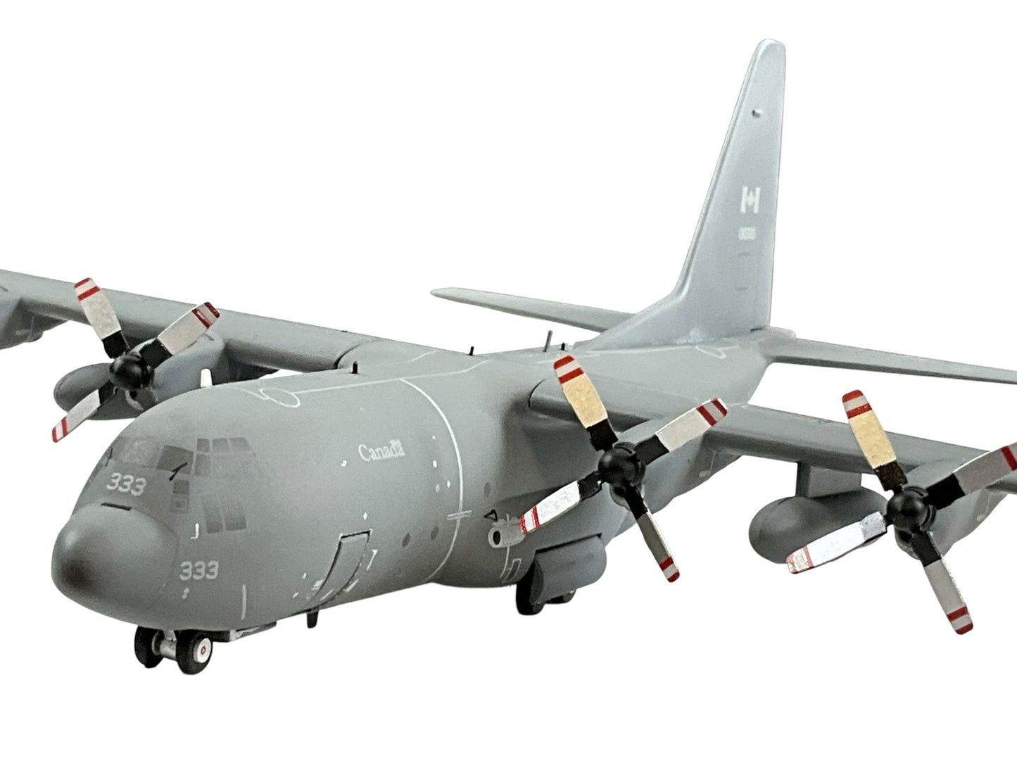 1/200 Gemini200 (G2CAF1284) Lockheed C130H Hercules (130333) Lo-Vis Grey Livery, 424 "Tiger" S.A.R. Sqdn, 8 Wing, R.C.A.F. April 2011 (Limited Edition) 2024 Release