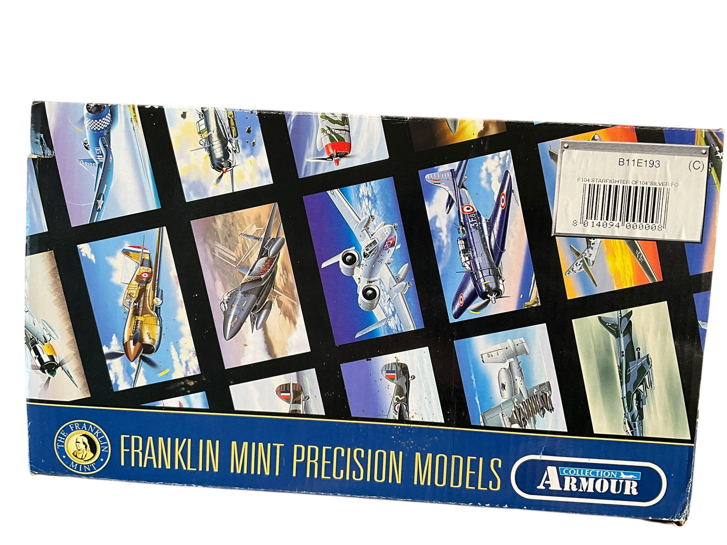 1/48 Franklin Mint/Armour (B11E193) Canadair CF104`(F104G) Starfighter (104880) 441 "Silver Fox" Sqdn Disbandment Scheme Canadian Armed Forces (Limited Edition)