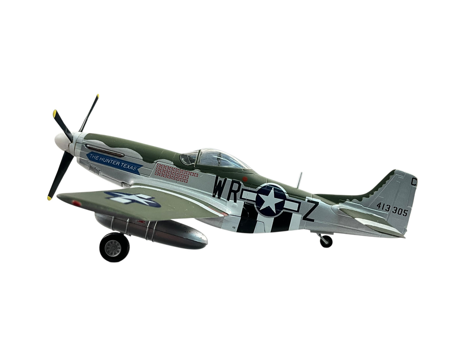 1/48 Armour/Franklin Mint (ART.98005/B11F047-C) North American P51D Mustang (WR+Z/413305) "THE HUNTER TEXAS" flown by WWII Ace 1st Lt. Henry Brown (26 Kills) 354th FS 355th FG 8th AF U.S.A.A.F. 1944 (Limited Edition)