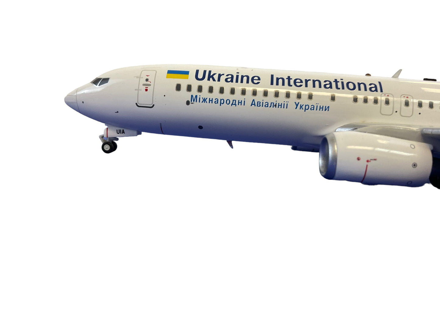Ukrainian International Airlines Boeing 737-800 JC Wings 1:200 Scale Die Cast Model NIB