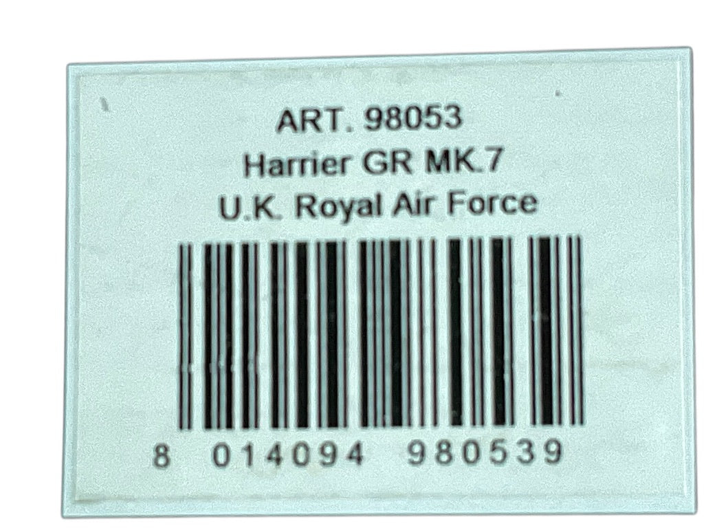 1/48 Armour/Franklin Mint (98053) BaE (British Aerospace) Harrier GR Mk.7 (ZG852) 20th SQN. (Reserve), " Deeds Not Words" R.A.F. (limited Edition)