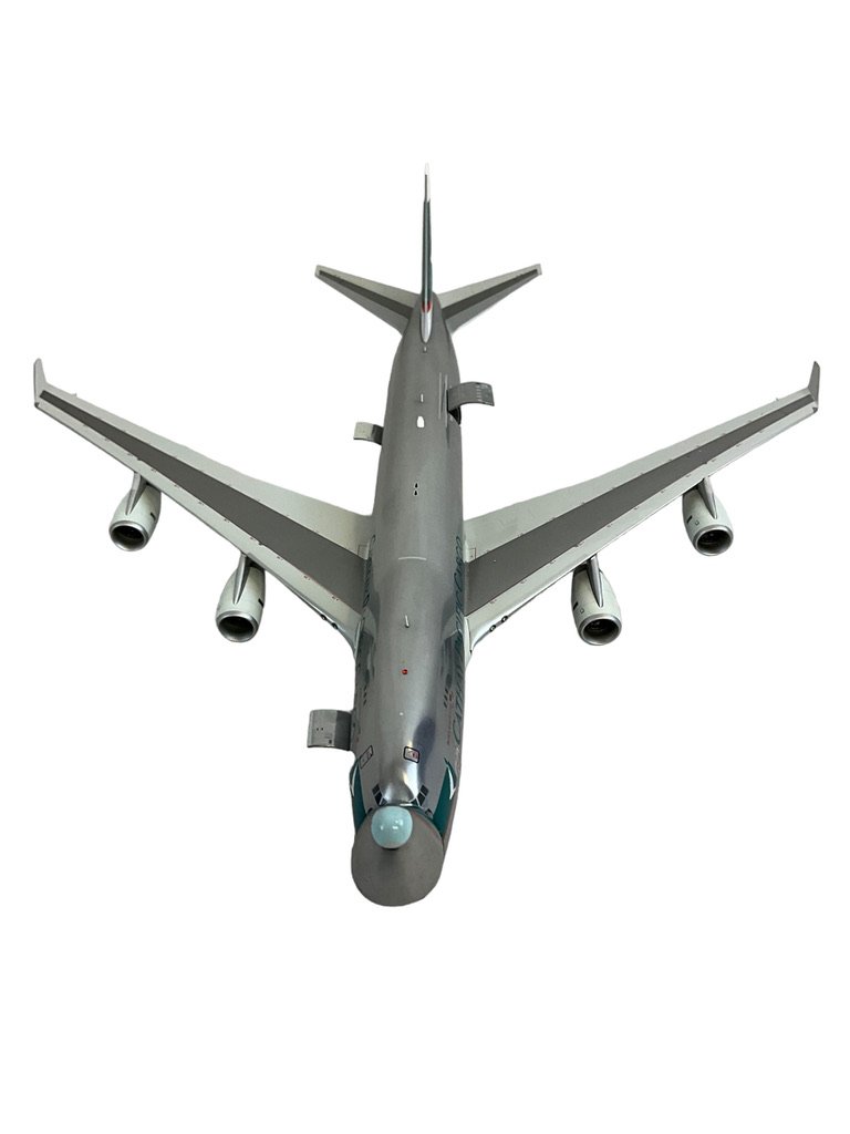 1/200 JC Wings (SA2003C) Boeing B747-400F (B-HUP) Cathay Pacific Cargo Interactive Polished Aluminum Livery (Limited Edition)