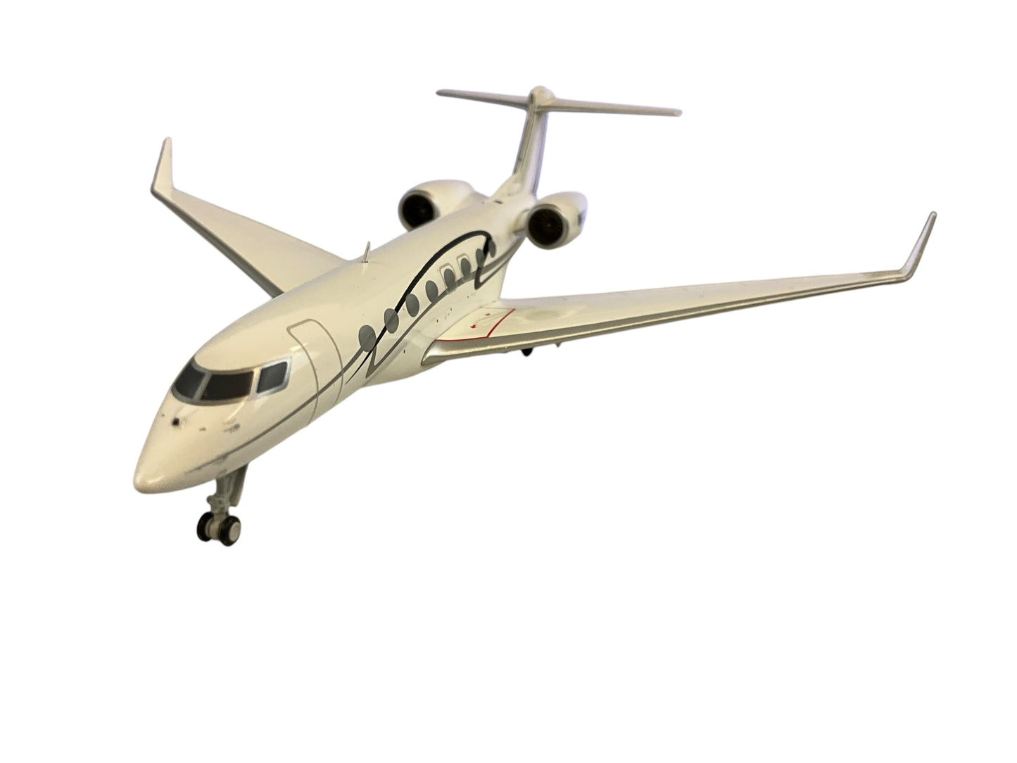1/200 Gemini200 (G2GLF714) Gulfstream G650 (N651GJ) White with Dual Black & Gray Wave Cheat Lines (;limited Edition) 2018 Release