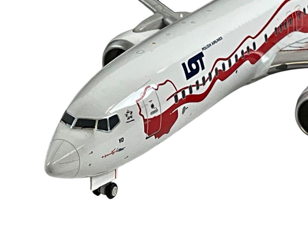 1/200 INFLIGHT200 (IF737MAXLOT02) BOEING B737MAX8 (SP-LVD) LOT POLISH AIRLINES "PROUD of POLAND'S INDEPENDENCE" Livery 2018 (LIMITED EDITION) 2024 Release