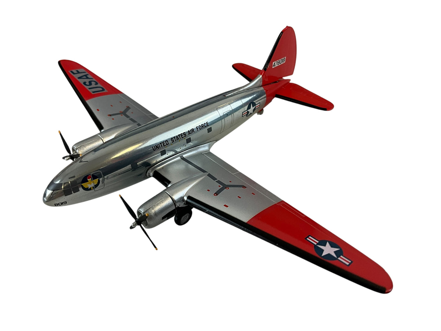 1/200 Western Models (AC219763) Curtiss C46D Commando (478019) U.S.A.F. Palmdale Air Park, California (Limited Edition)