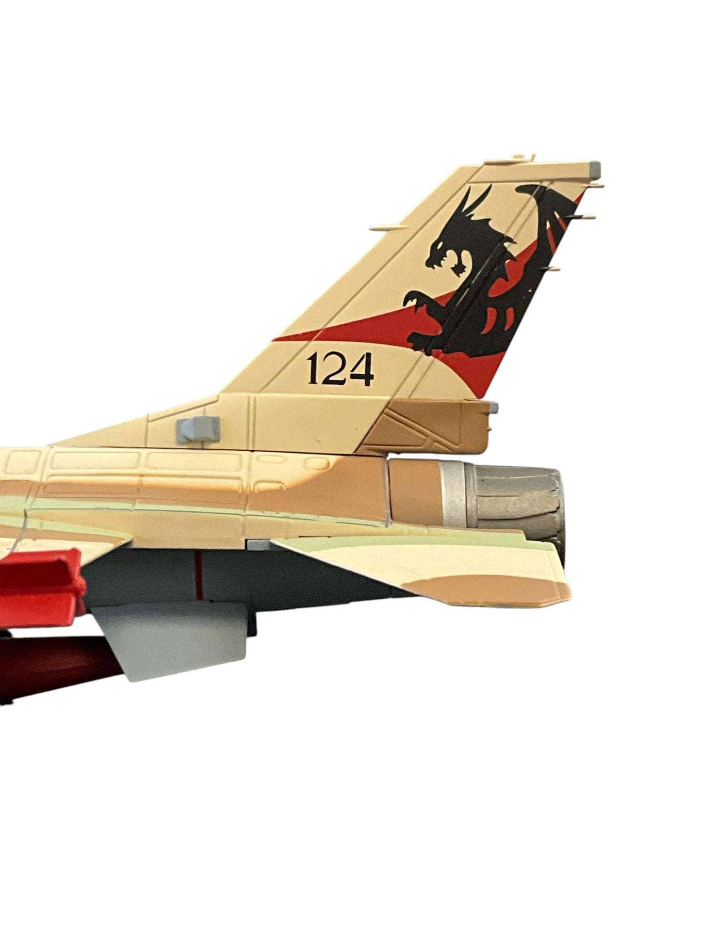 1/72 HobbyMaster (HA3825) General Dynamics F16A (Fighting Falcon) Netz (124) 115 "Flying Dragon Sqdn" I.A.F. 2012 (Limited Edition of Only 1000)