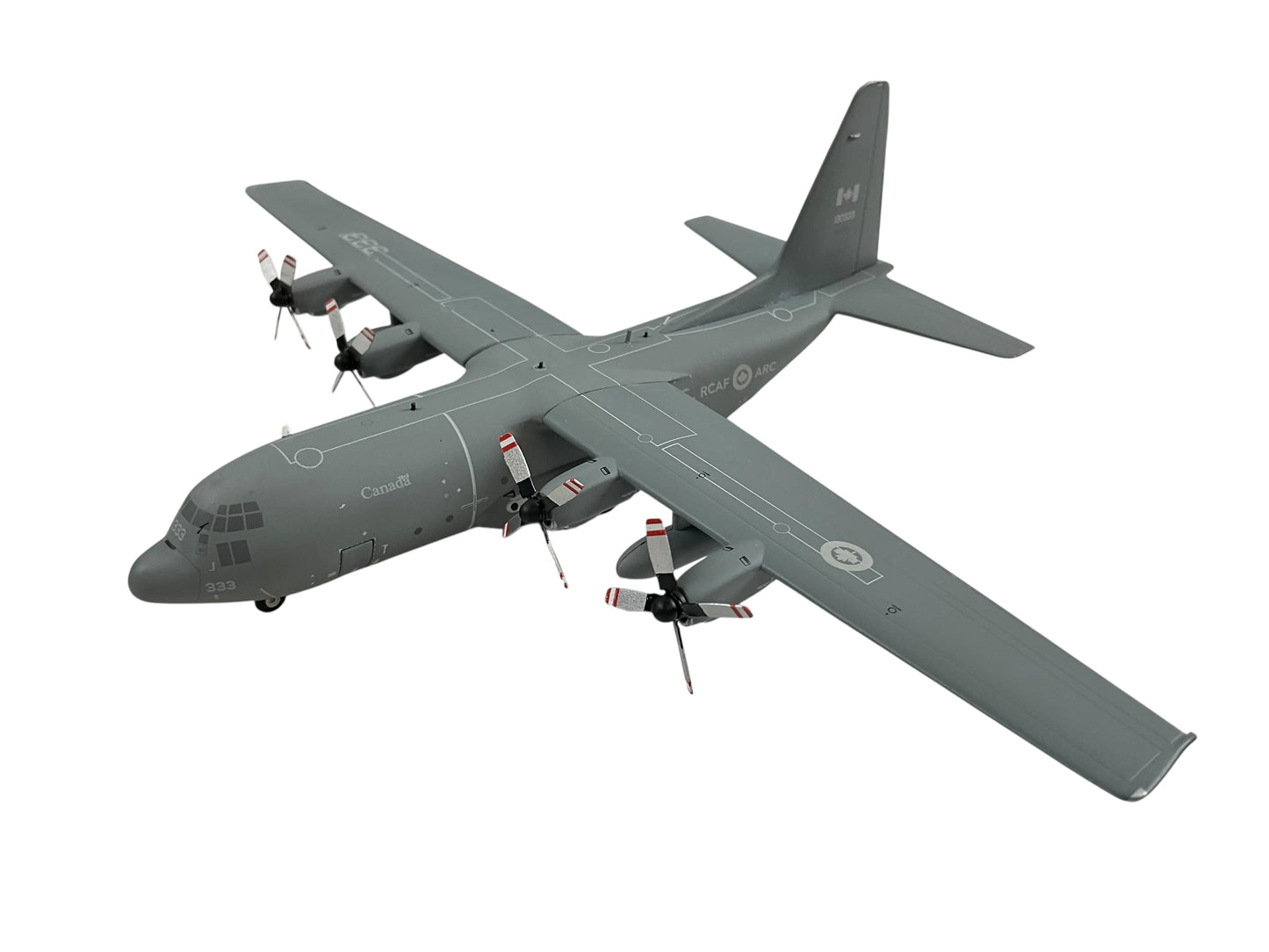 1/200 Gemini200 (G2CAF1284) Lockheed C130H Hercules (130333) Lo-Vis Grey Livery, 424 "Tiger" S.A.R. Sqdn, 8 Wing, R.C.A.F. April 2011 (Limited Edition) 2024 Release
