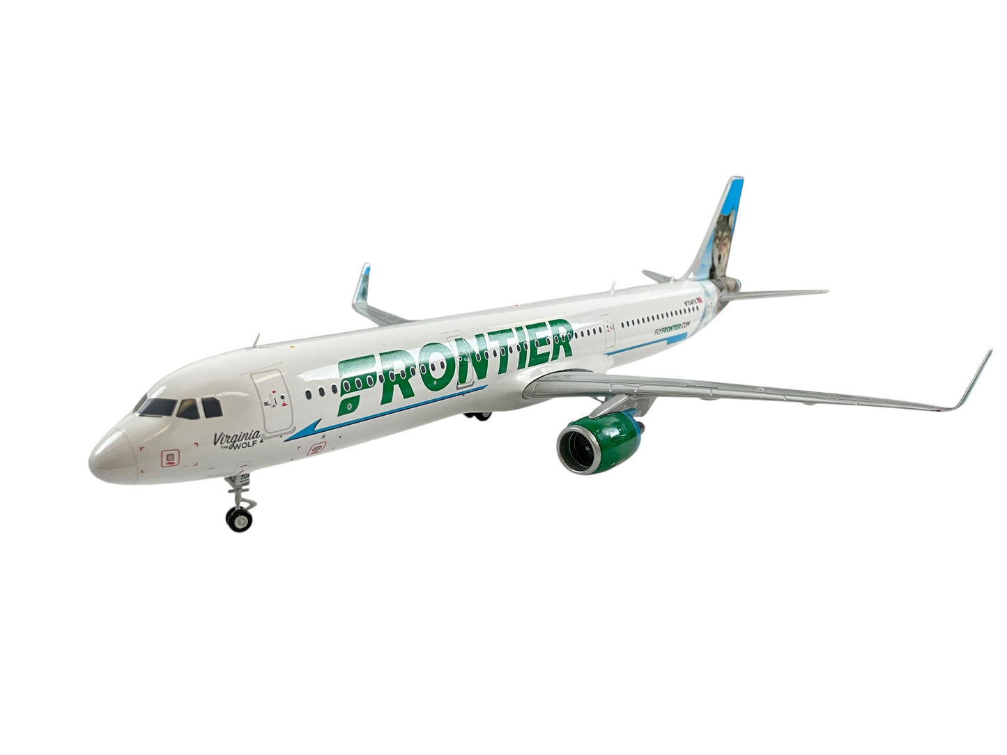 1/200 Gemini200 (G2FFT972) Airbus A321 (N704FR) CargoDawg Airplanes "Virginia the Wolf" Tail (Limited Edition) 2021 Release