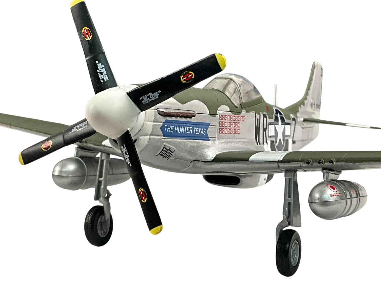 1/48 Armour/Franklin Mint (ART.98005/B11F047-C) North American P51D Mustang (WR+Z/413305) "THE HUNTER TEXAS" flown by WWII Ace 1st Lt. Henry Brown (26 Kills) 354th FS 355th FG 8th AF U.S.A.A.F. 1944 (Limited Edition)