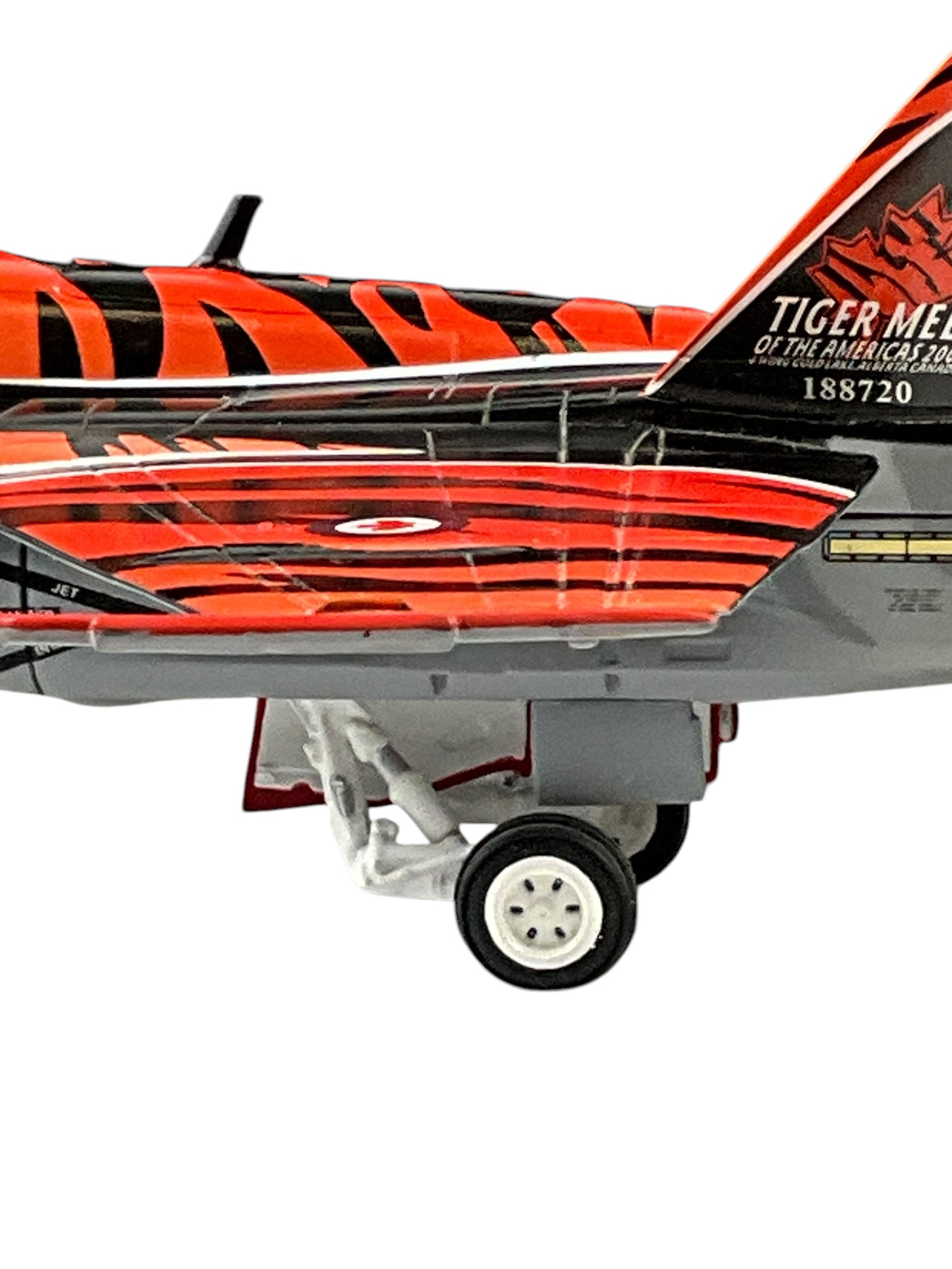 1/48 FRANKIN-MINT (B11E632) McDONNELL-DOUGLAS CF188 HORNET (188720) - 2003 Tiger Meet of the Americas - C.F.B Cold Lake, Alberta - 410 Cougar Sqdn - CANADIAN ARMED FORCES (LIMITED EDITION of ONLY 400)