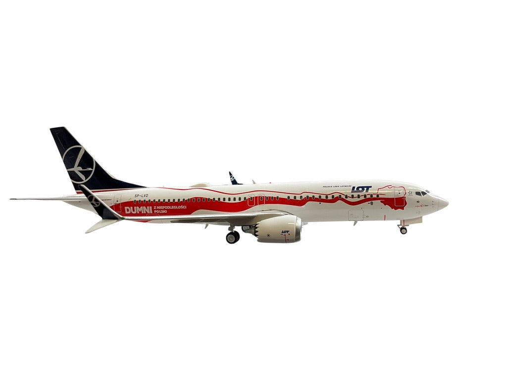 1/200 INFLIGHT200 (IF737MAXLOT02) BOEING B737MAX8 (SP-LVD) LOT POLISH AIRLINES "PROUD of POLAND'S INDEPENDENCE" Livery 2018 (LIMITED EDITION) 2024 Release