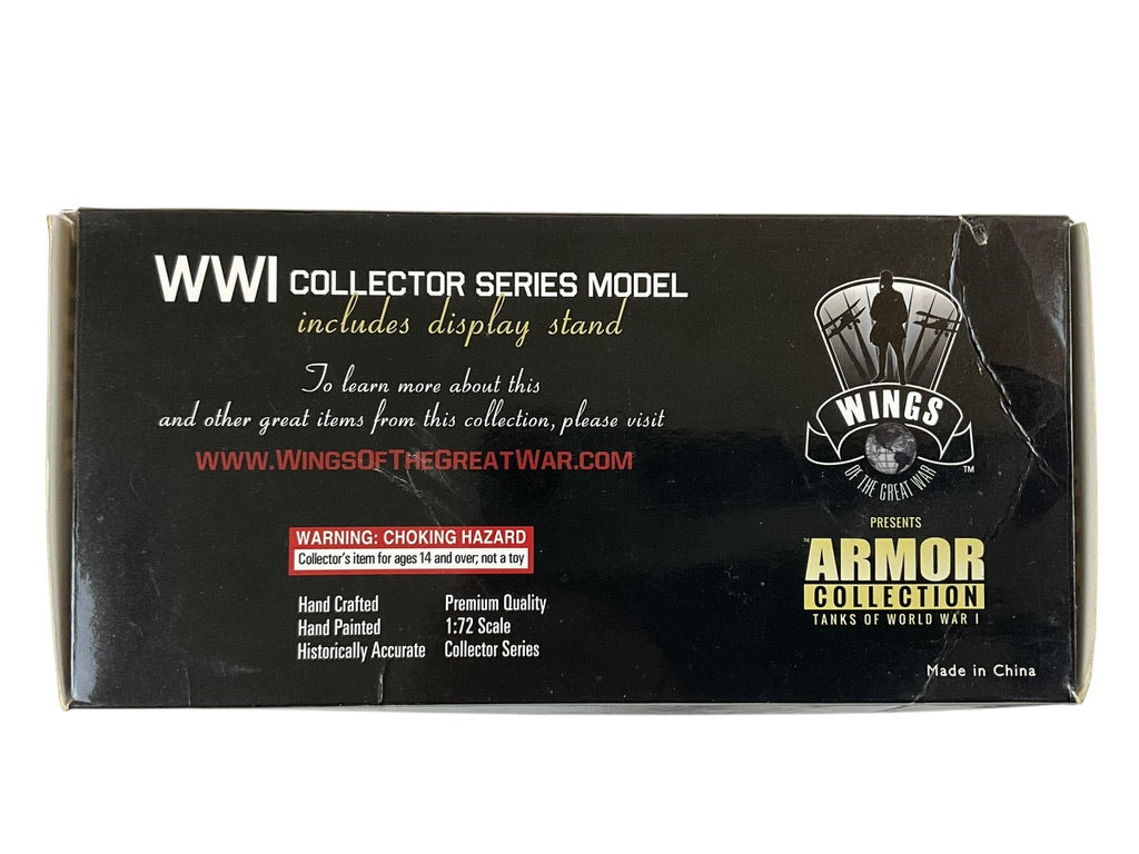 1/72 Wings of the Great War (WW10206) WW-I German BeutePanzer 2 "Paul" (Tank) Abteilung 12 *Captured British Mark IV "Male" (Tank)* Resin Model (Limited Edition)