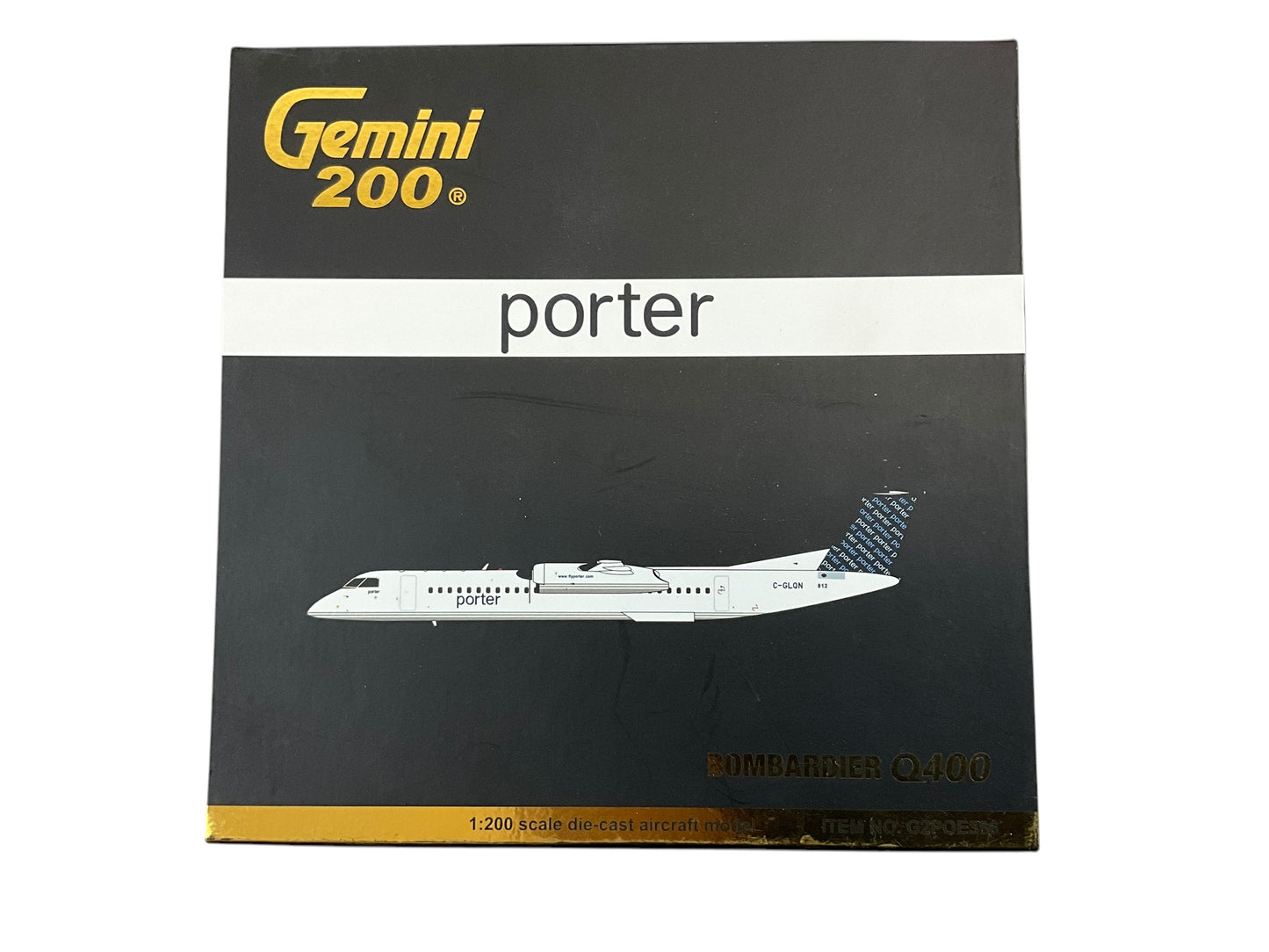 1/200 Gemini200 (G2POE386) Bombardier Q400 (C-GLQN) Porter Airlines (Limited Edition) 2013 Release
