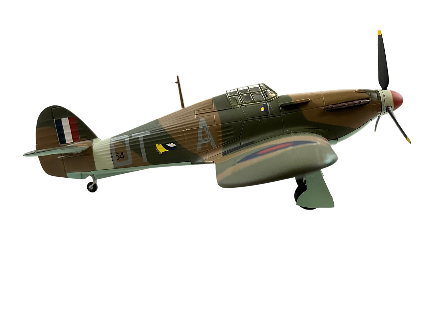 1/48 Franklin Mint/Armour (B11B575) Hawker Hurricane MK.I (V6864 / DT+A) flown by "Battle of Britain' Ace (27 Kills) Robert Stanford Tuck, 257 "Burma" Sqdn, R.A.F. (Limited Edition)