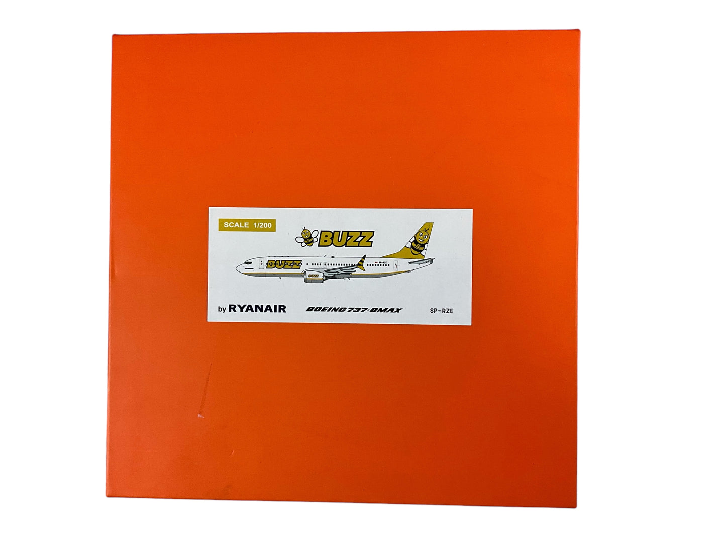 1/200 JC200 (EW238M004) Boering B737-8MAX (SP-RZE) "BUZZ" - by Ryanair (Limited Edition)