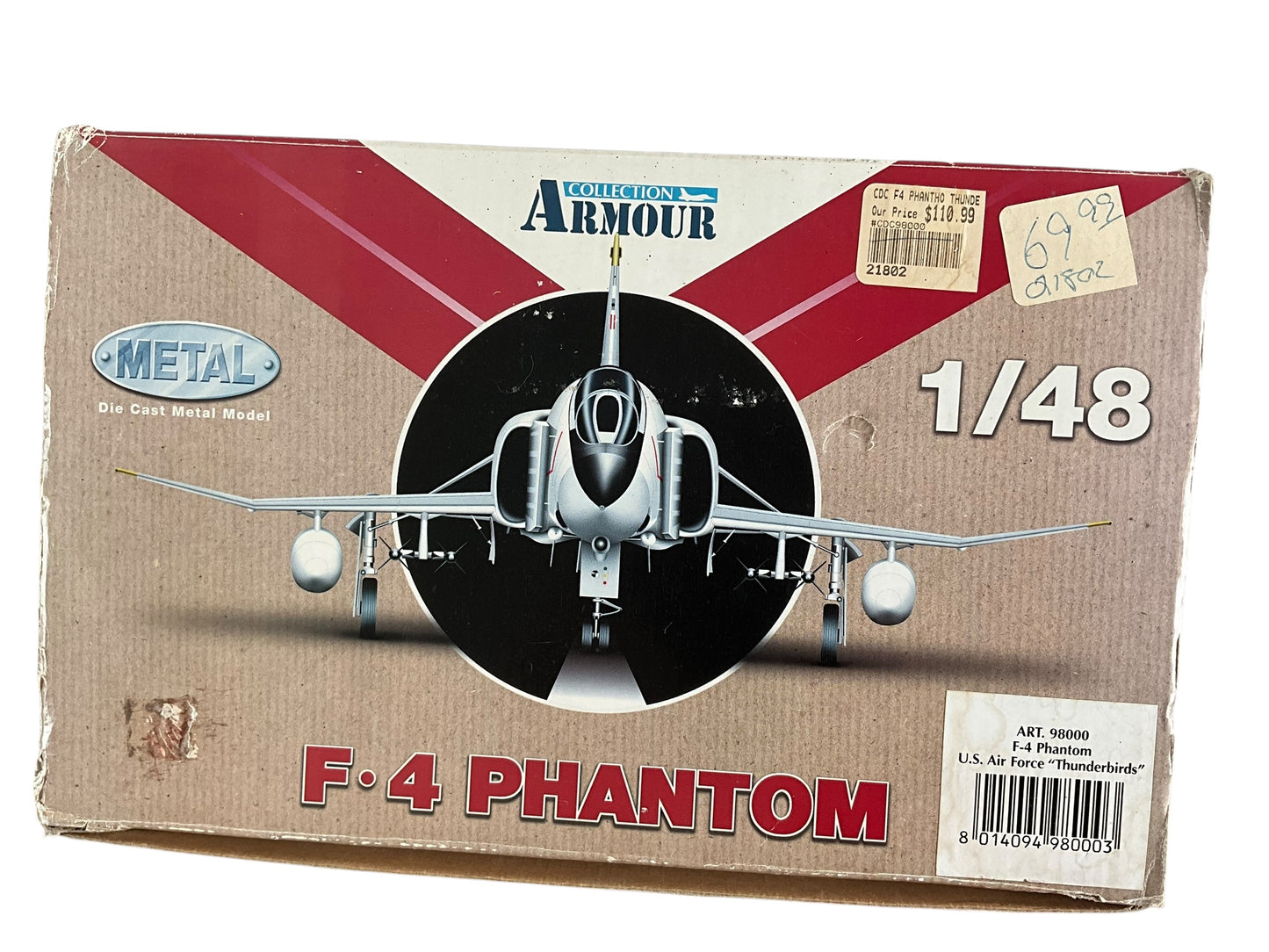 1/48 Armour/Franklin Mint (ART.98000) McDonnell/Douglas F4E Phantom II (#5) "Thunderbirds" U.S.A.F. (limited Edition)