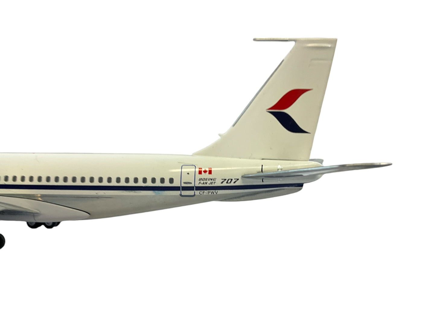 1/200 AeroClassics (WE-PWA-0117) Boeing B707-138BN (C-FPWV) - PWA !st Livery - Pacific Western Airlines (Limited Edition)