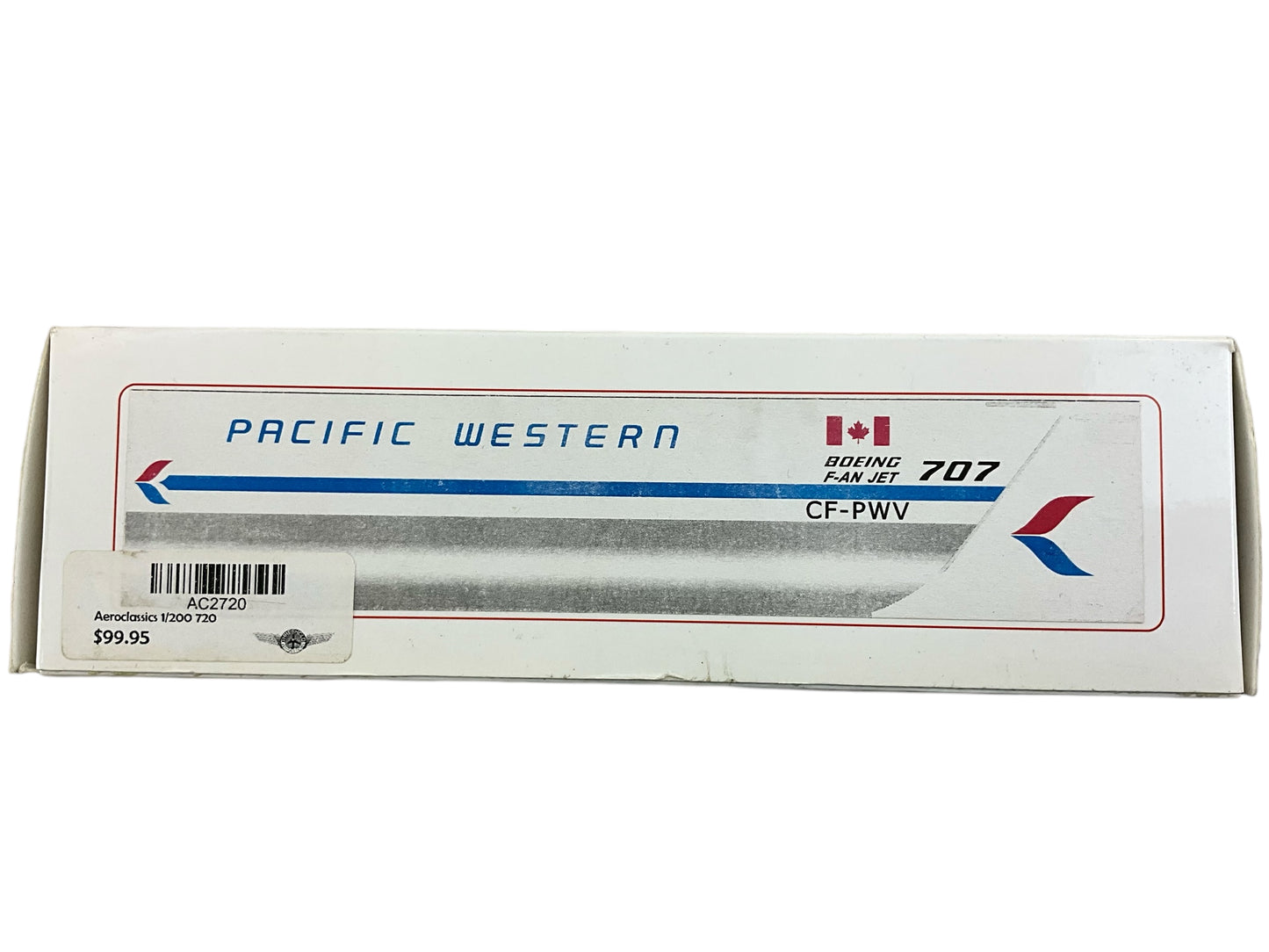 1/200 AeroClassics (WE-PWA-0117) Boeing B707-138BN (C-FPWV) - PWA !st Livery - Pacific Western Airlines (Limited Edition)