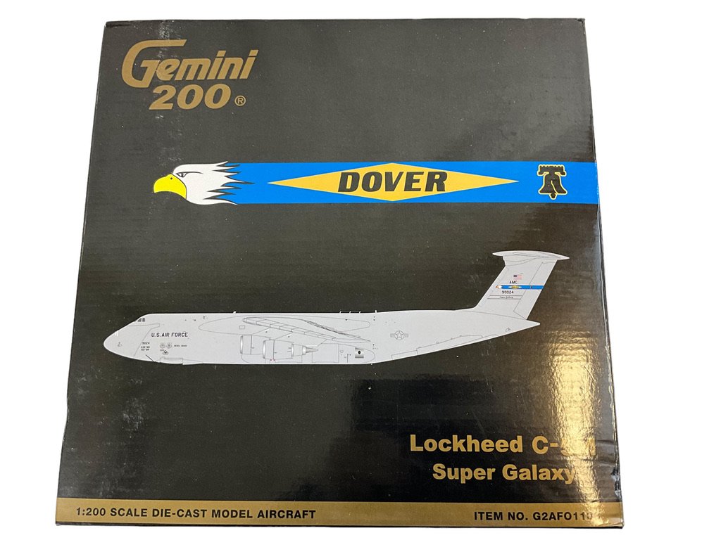 1/200 Gemini200 (G2AFO1133) Lockheed C5M Super Galaxy (90024) LoVis Gry Camoflage Dover A.F.B. - U.S.A.F. (Limited Edition)