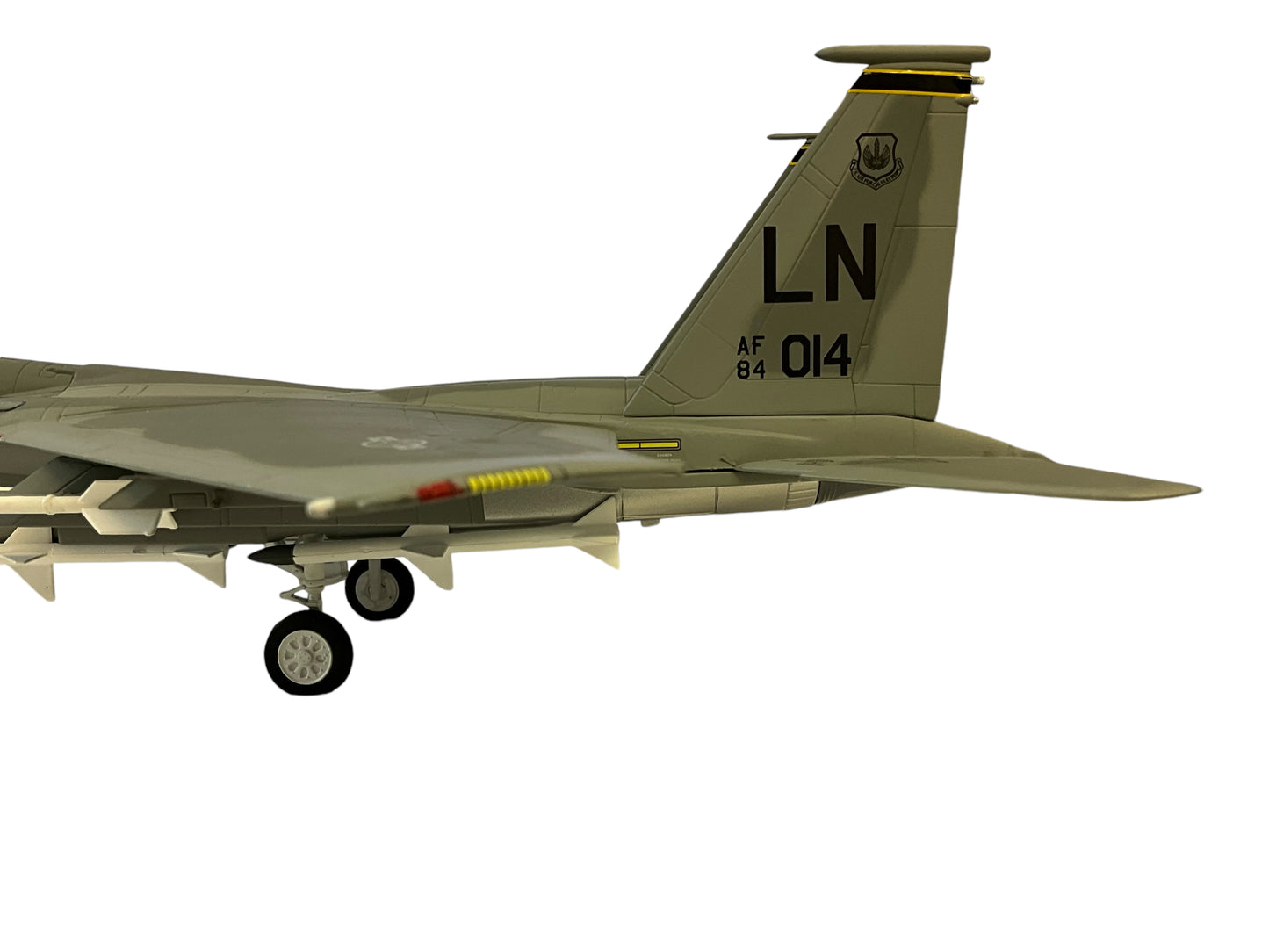 1/48 Armour/Franklin Mint (98049) McDonnell Douglas F15C Eagle (LN AF84-014) - Low Vis 2-Tone Gray Livery - 493rd FS - Grim Reapers - U.S.A.F. Europe (Limited Edition)